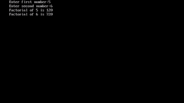 C Program to Read a number and print its Factorial