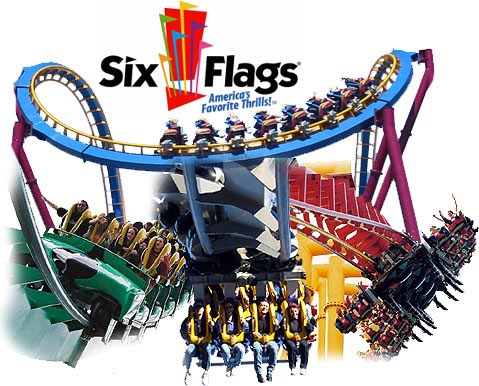 six flags rides california. six flags rides california.