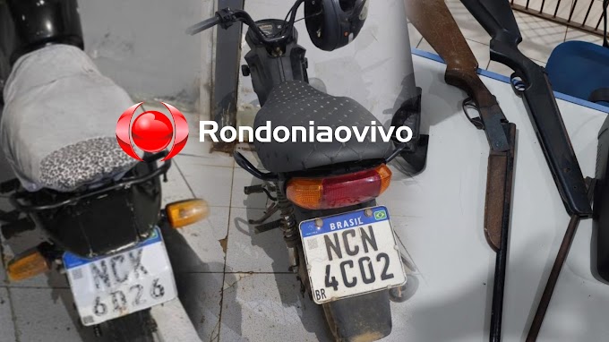 Adolescentes são flagrados com motos roubadas e armas na capital