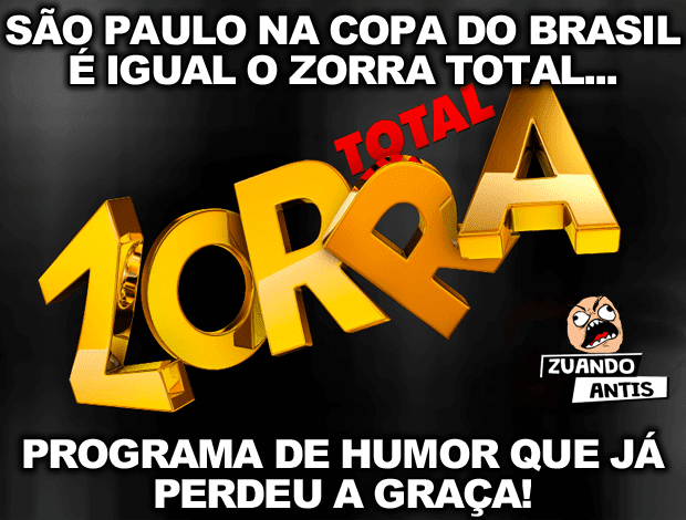 Memes da eliminação do São Paulo na Copa do Brasil