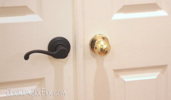 Replacing door hardware