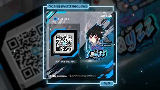 Mascot Logo With QR Code PLP Files Download