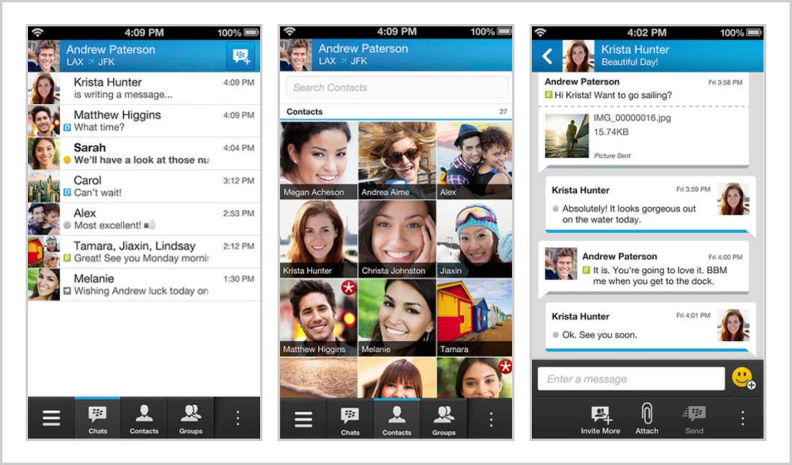 Screenshot Blackberry Messenger 2