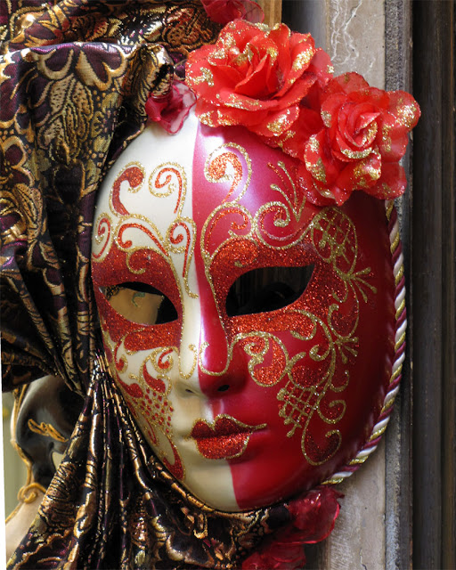 Carnival mask outside a shop, Somewhere in Santa Croce, Venice