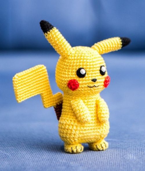 Pikachu from Pokemon Amigurumi Pattern