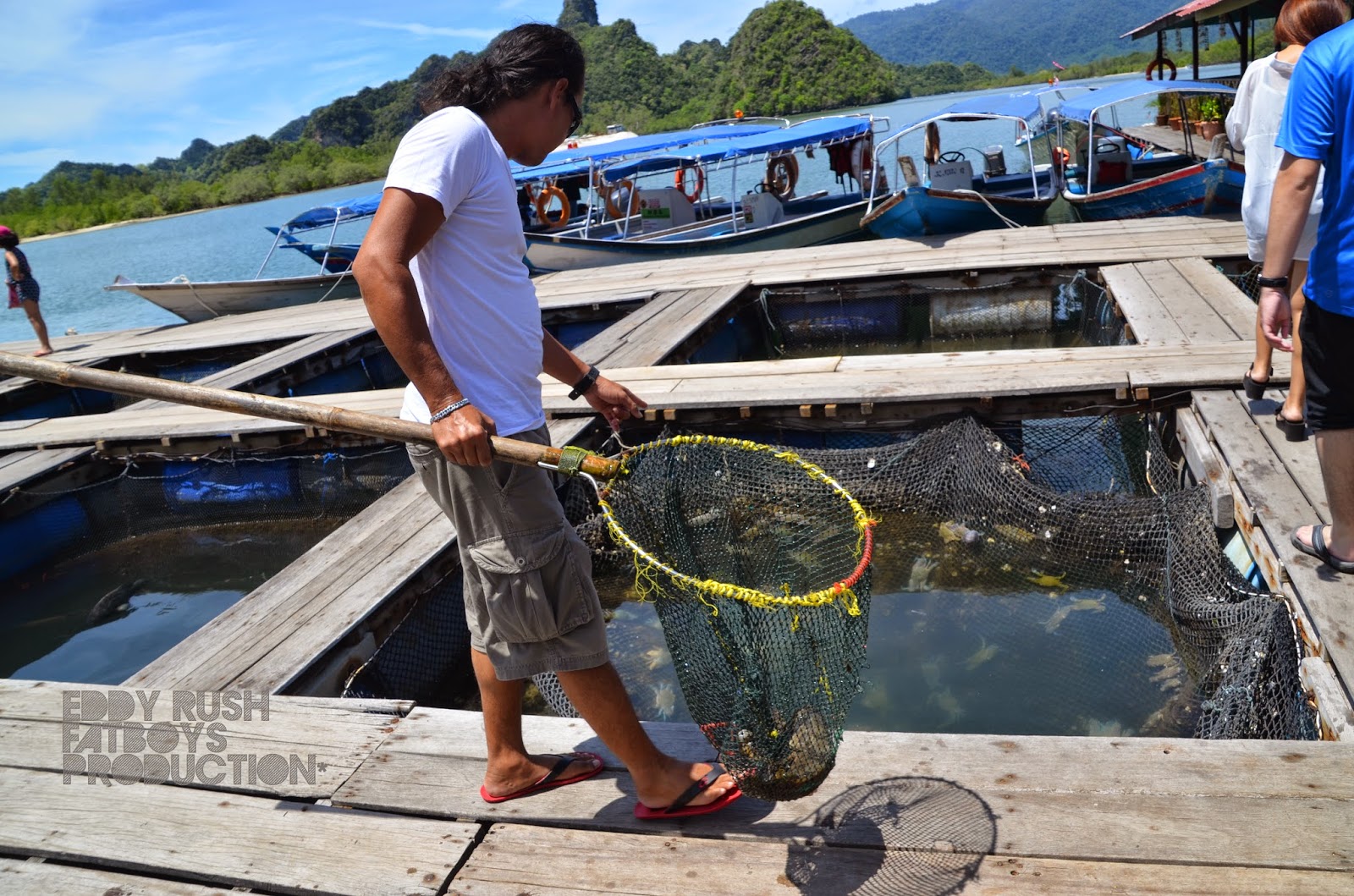 Lunch At The Fish Farm at Kilim Geoforest Park , Langkawi