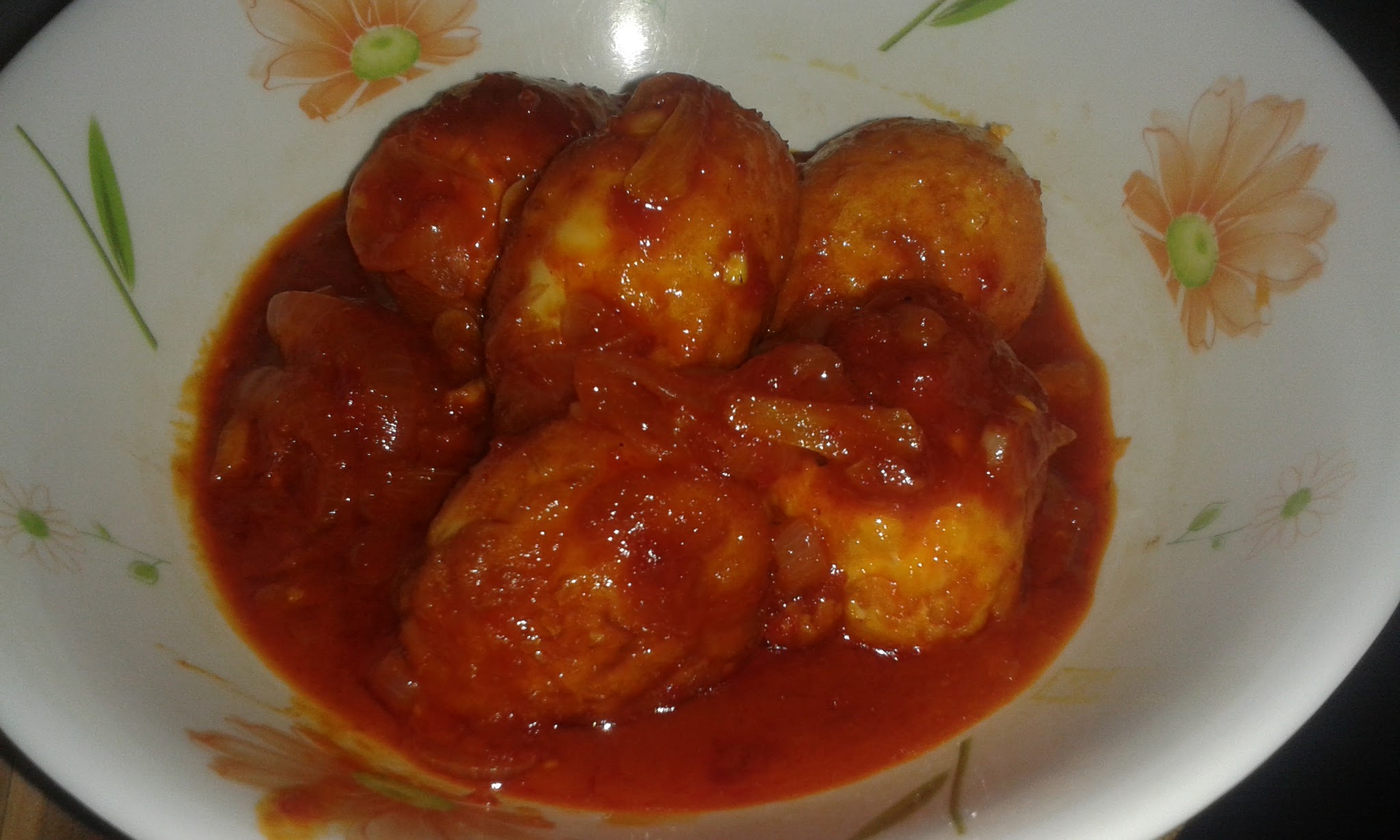 Sambal Tumis Telur Rebus