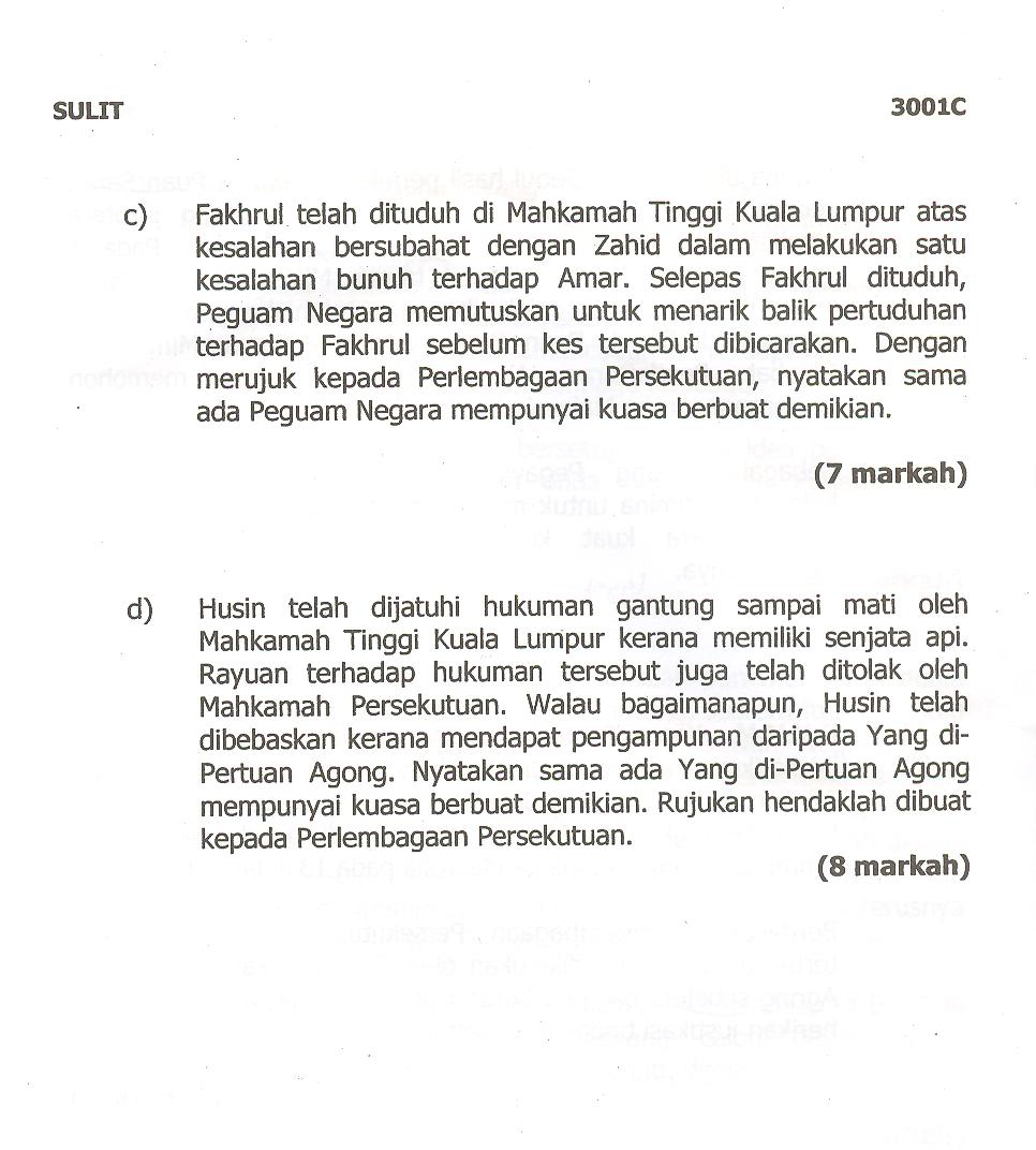 Contoh Format Jawapan Sejarah Kertas 3 - Our Families Journey