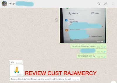 Review Customer Rajamercy Pembelian Emblem Tempel AMG