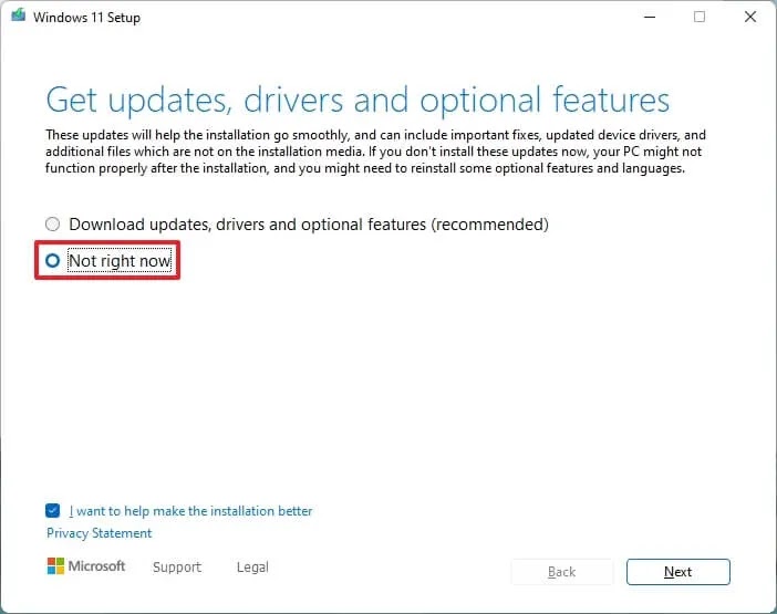 disable updates windows 11 install