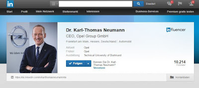 Τεράστιο ενδιαφέρον για τις Αναρτήσεις του CEO της Opel, Dr. Karl-Thomas Neumann
