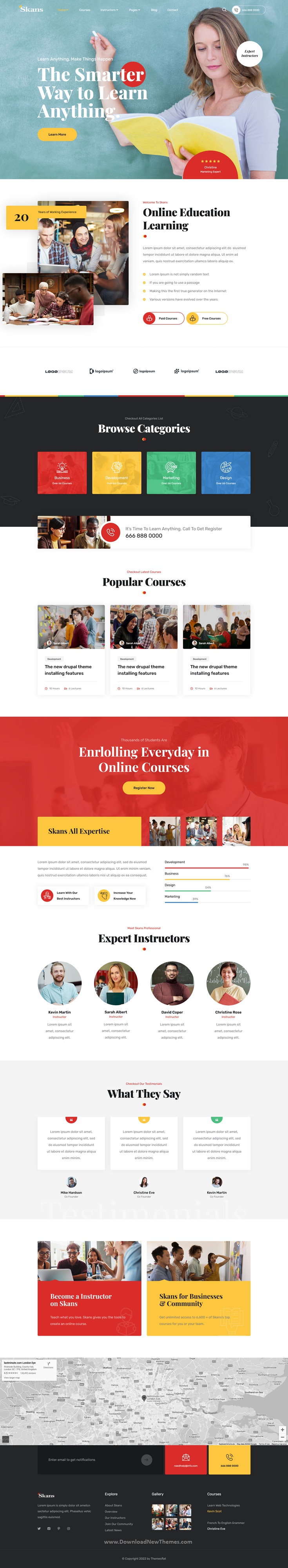 Download Learning & Online Education Elementor Template Kit
