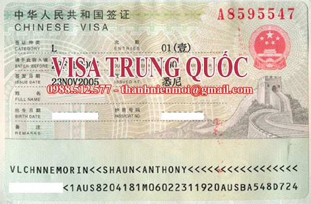 Dịch vụ làm visa Trung Quốc gấp ở Tp.HCM