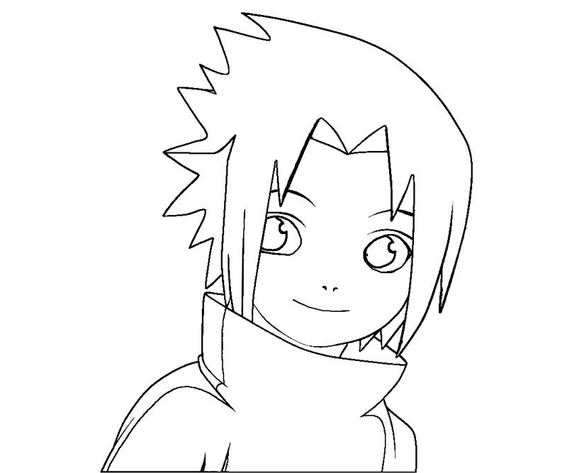 Printable Sasuke Uchiha 9 Coloring Page