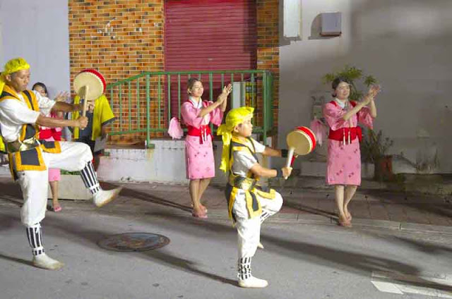 dance, drums, Eisa, Obon, Okinawa