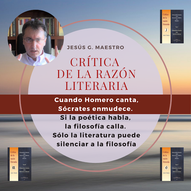 Jesús G. Maestro, Crítica de la razón literaria
