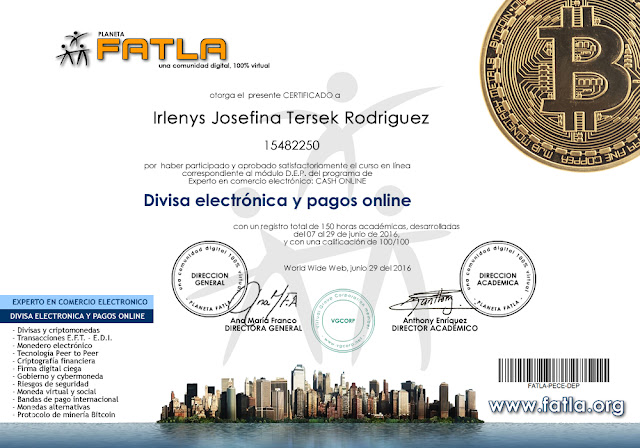 Divisa Electrónica y Pagos Online