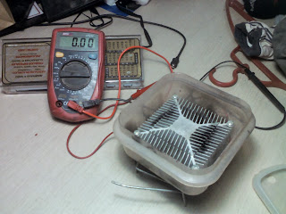 Generador termoeléctrico casero.