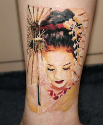 3D Geisha Tattoos Best Tattoo Design