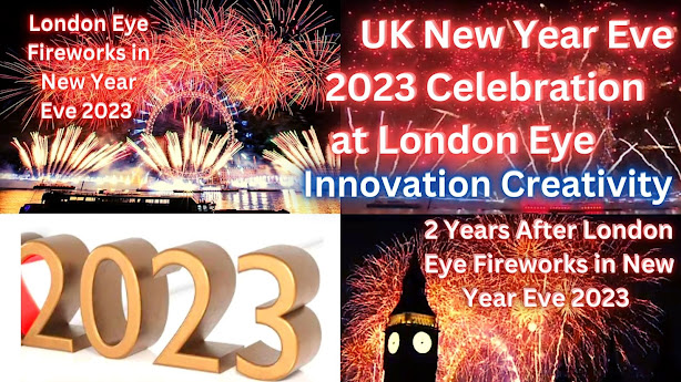 UK New Year Eve 2023 Celebration at London Eye