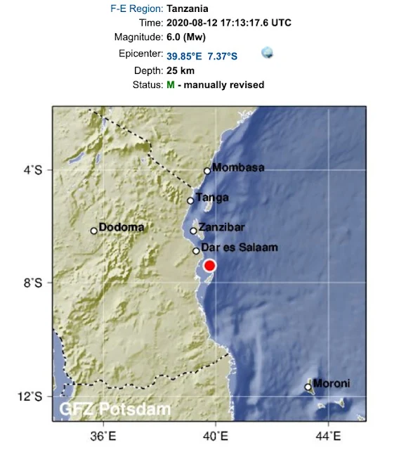 Earthquake in Kenya 2020 photos