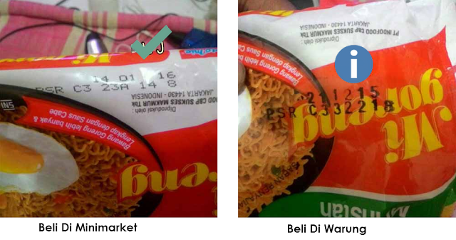 WASPADA !! Teliti Lagi Sebelum Membeli Mie Indomie di Warung dan Minimarket, Bagikan Biar Banyak yang Tahu !!