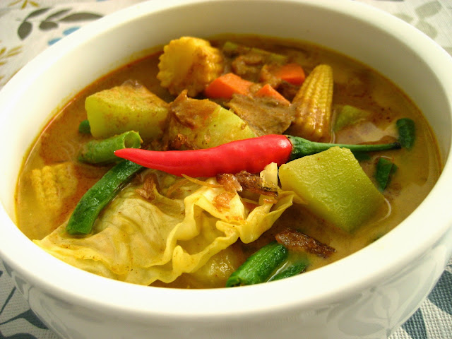 sayur lodeh tenggarong santan sasa