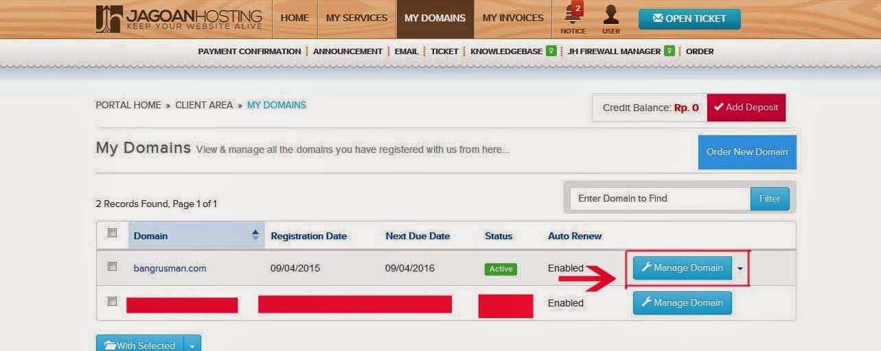 cara custom domain / mengganti domain blogspot menjadi domain .com