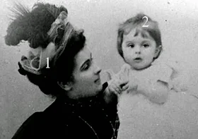 princesse Arsène Karageorgévich, née  princesse Aurora Pavlovna Demidoff di San Donato et son fils le prince Paul de Yougoslavie