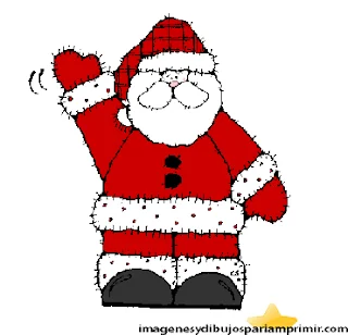 dibujo de Santa claus para niños