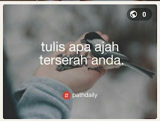 membuat pathdaily di android