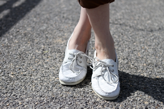 Sperry Top-Sider White Quilted Shoes 