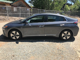 Side view of 2020 Hyundai Ioniq HEV Limited