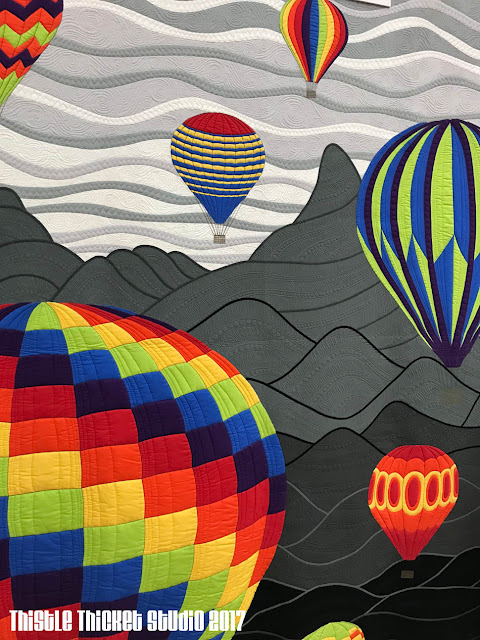 "Mountain Balloon Festival" by Katherine Jones on Thistle Thicket Studio. www.thistlethicketstudio.com