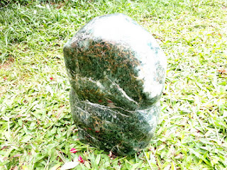 Bahan Batu Giok Jade RJD001 Jumbo Natural Sudah Dipoles