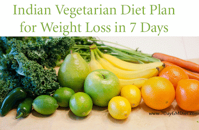 7 days diet plan for weight loss non vegetarian indian