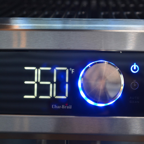 color indicator display on the Char-Broil Cruise Grill review
