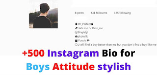 swag bio for Instagram boy Hindi