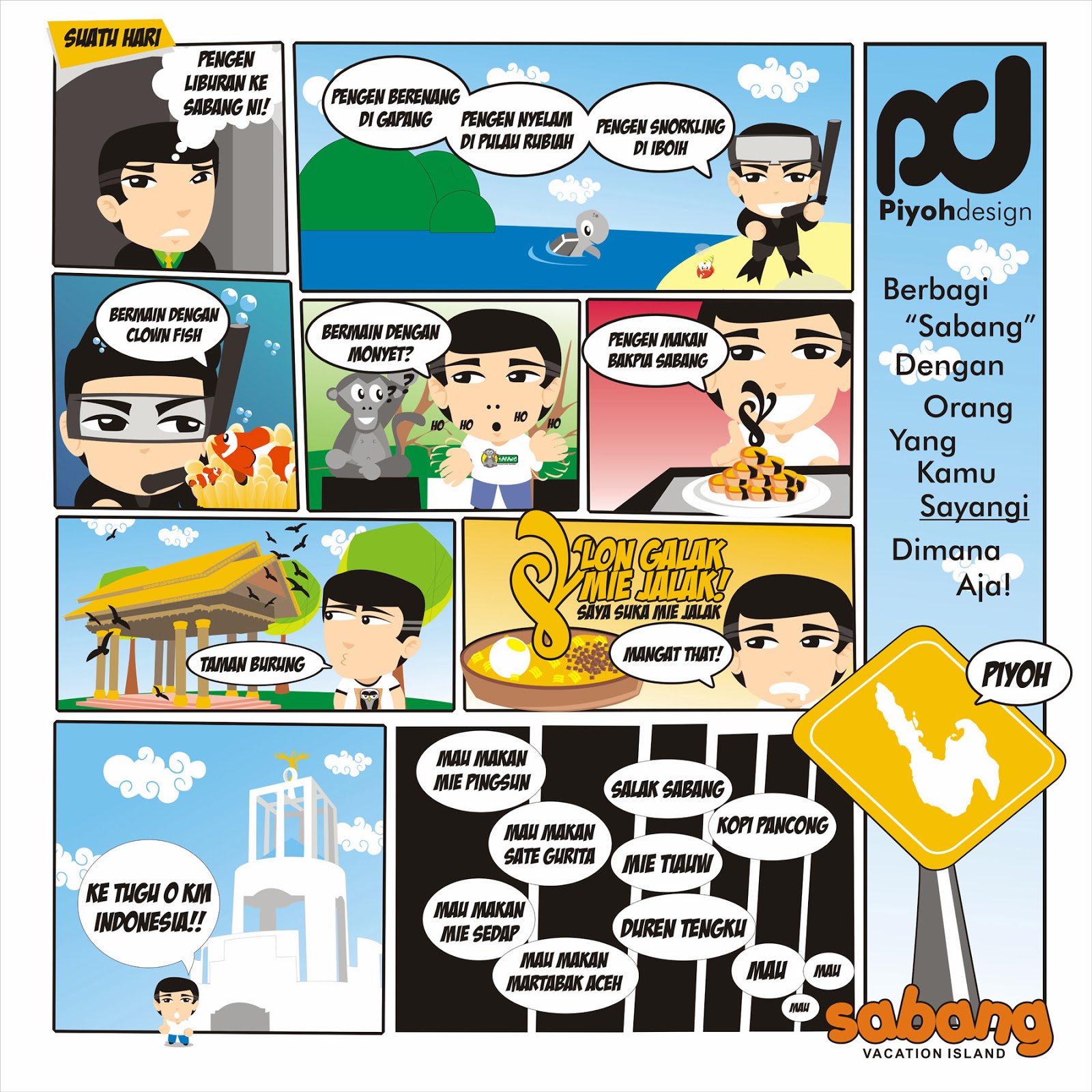 Hijrahheiji Komik Wisata Sabang Ala Piyoh