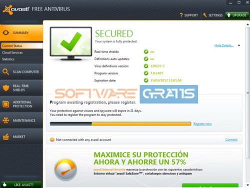 antivirus gratis - avast