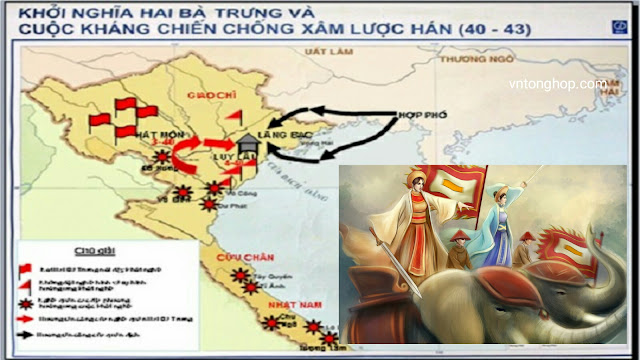 Tổng hợp các bài viết về Hai Bà Trưng và khởi nghĩa Hai Bà Trưng | sử Việt