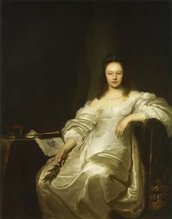 Retrato de una mujer como Euterpe, 1649-1650 de Jacob Adriaensz Backer