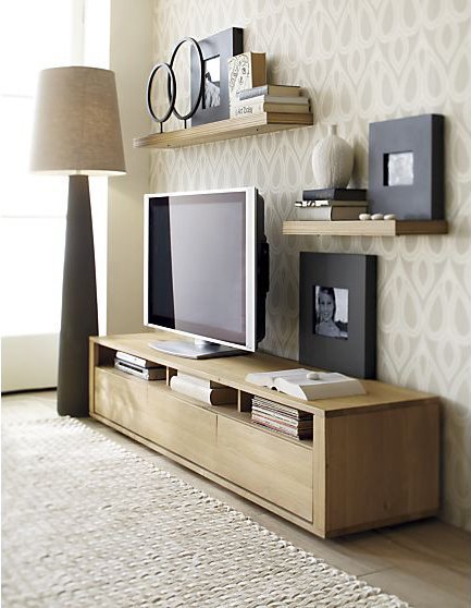 Tips for Decorating  Around the TV  from Thrifty Decor  Chick