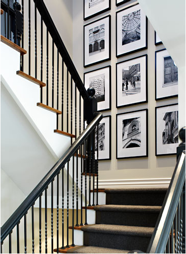 Gallery Wall On Stairs