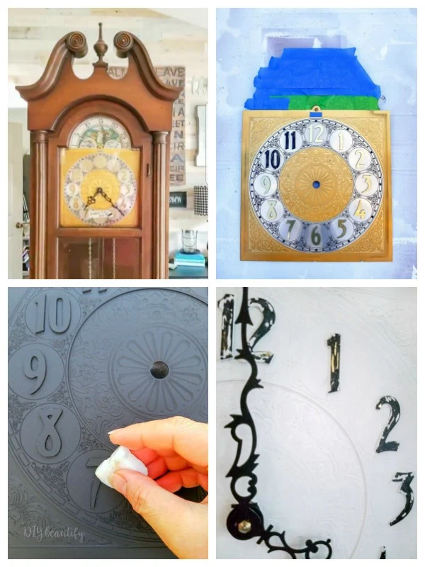 painting clock face