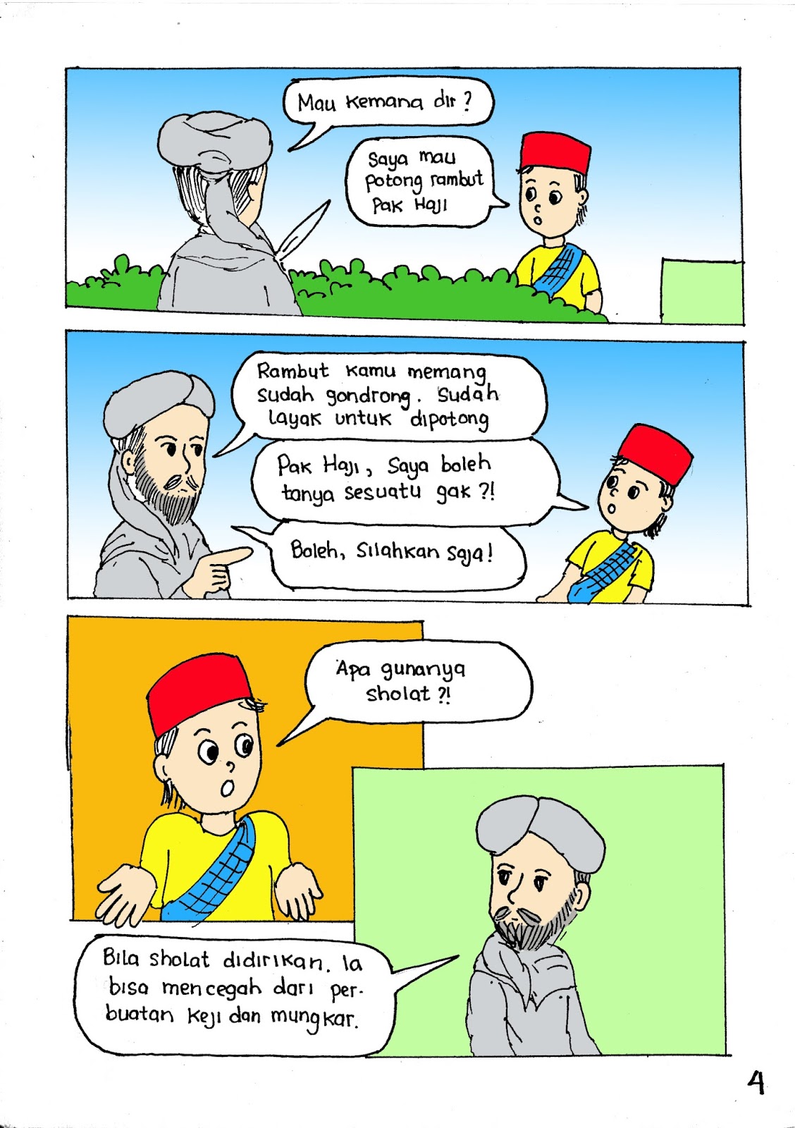 Gambar Kartun Muslimah Lagi Sholat