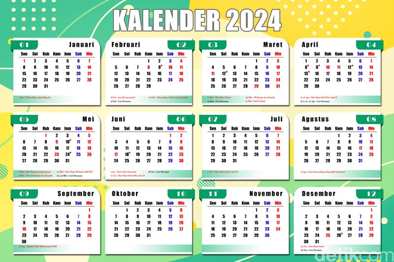 Kalender 2024 Download Cdr