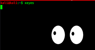 xeyes linux watching you