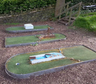 Shibden Park Crazy Golf course in Halifax, West Yorkshire. Photo by Brad Shepherd