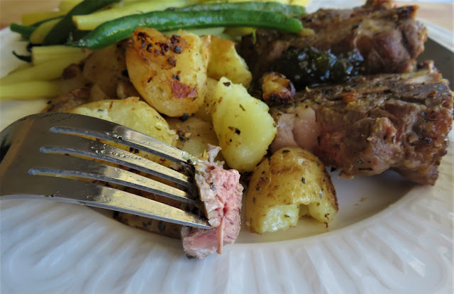 Lamb with Lemon, Mint & Potatoes